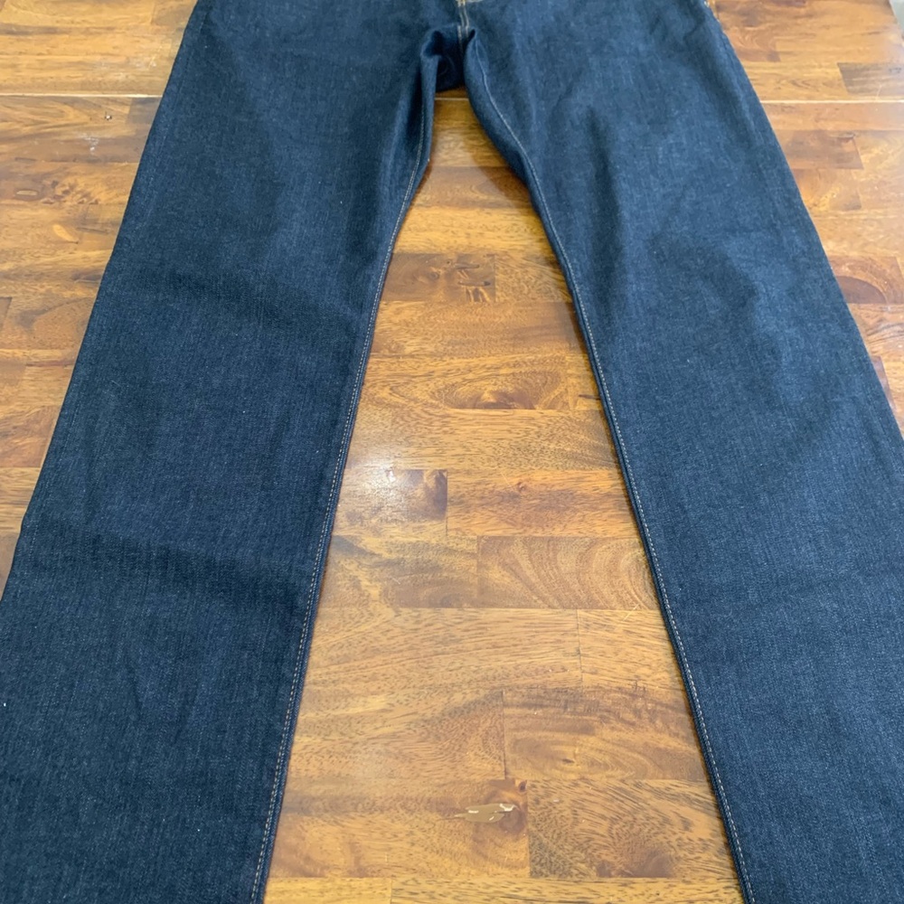 AG Adriano Goldschmied Dark Indigo Straight Jeans